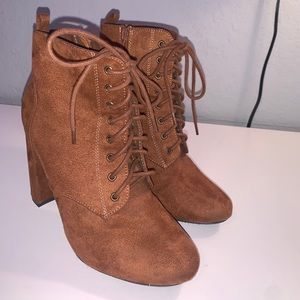 Brown Suede Heels